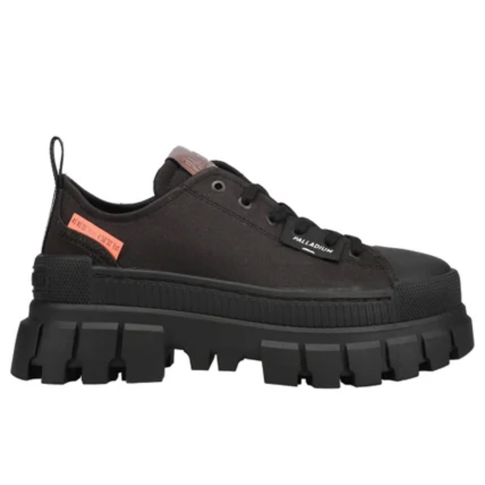 Palladium Black Low-Top Combat Boots